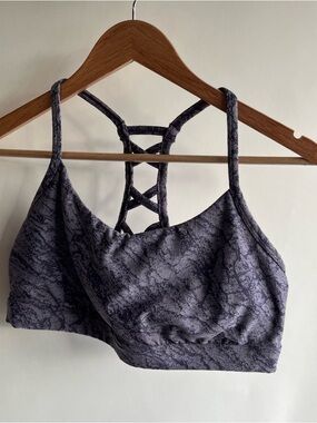 All In Motion Sports Bra Purple Sz Lg Women’s Removable Pads EUC